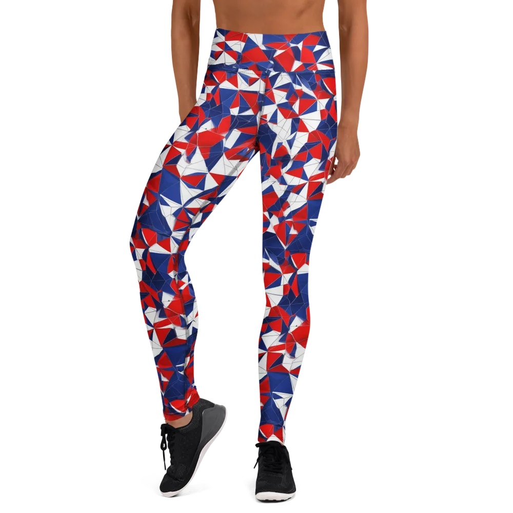 Patriot Prism on Yoga Leggings — Front