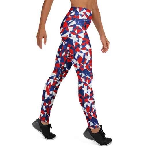 Patriot Prism on a Yoga Leggings