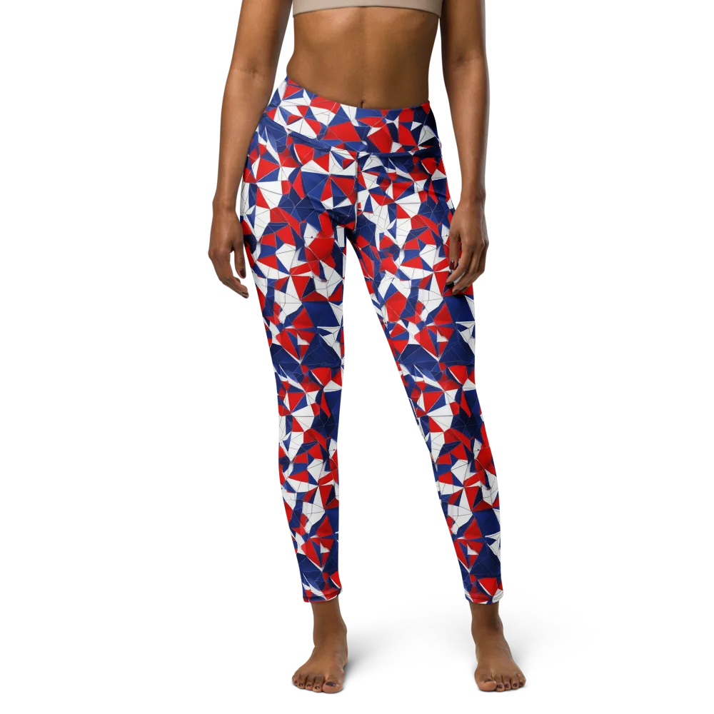 Patriot Prism on Yoga Leggings — Front