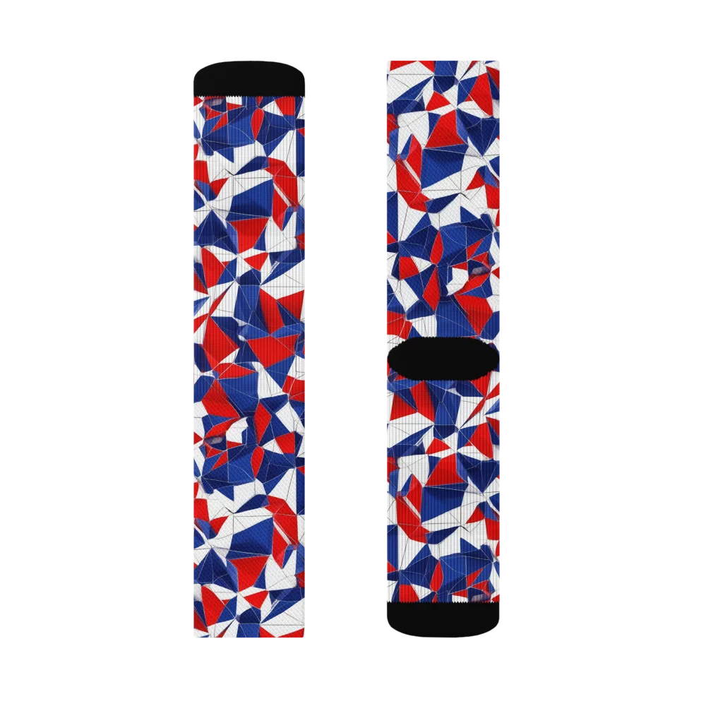 Patriot Prism on Socks — Left Sock