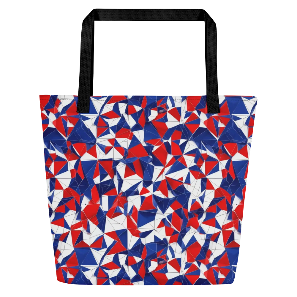 Patriot Prism on Large Tote Bag W/ Pocket — Front