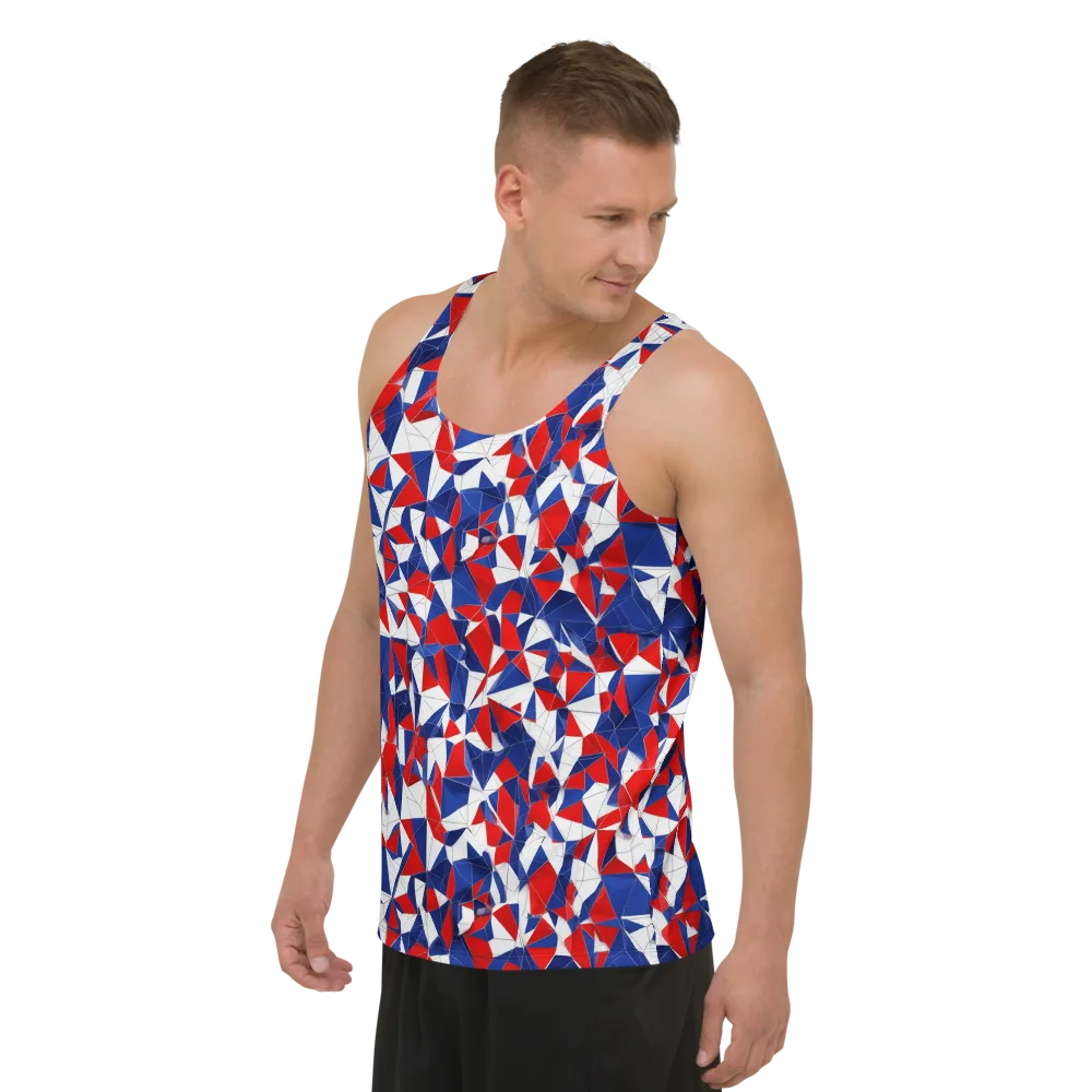 Patriot Prism on Men's Tank Top — Left Front