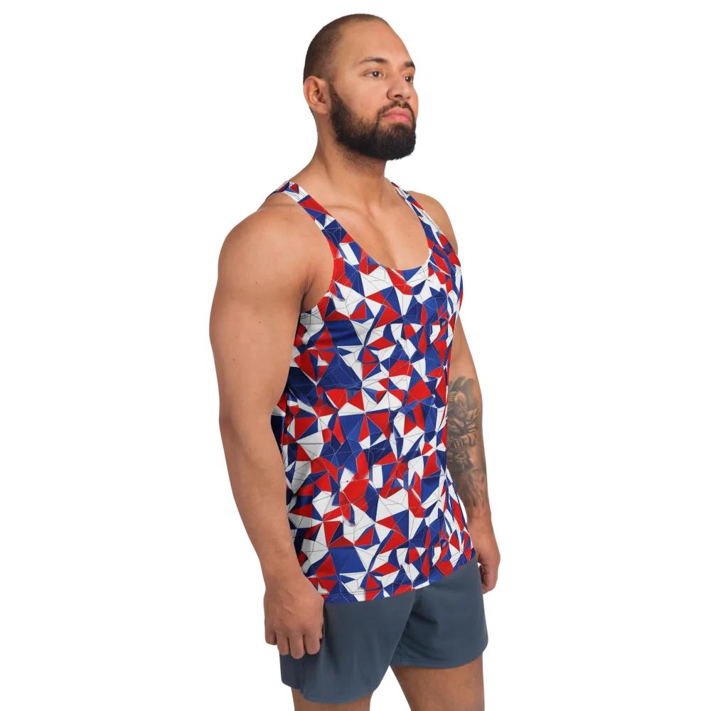 Patriot Prism on Men's Tank Top — Right Front