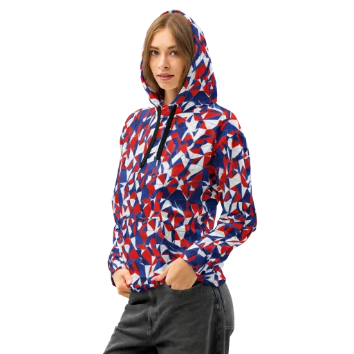 Patriot Prism on a Cotton Hoodie