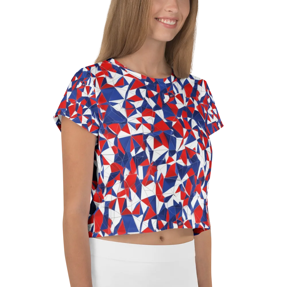 Patriot Prism on Crop Tee — Right