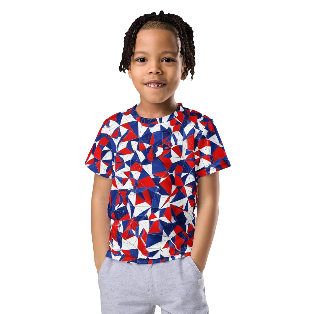Patriot Prism on Kids Crew Neck T-Shirt — Front