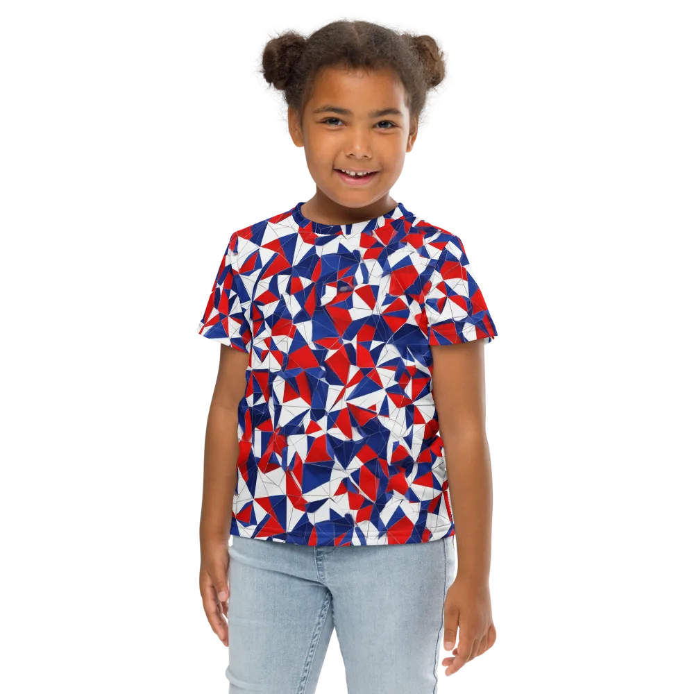 Patriot Prism on Kids Crew Neck T-Shirt — Front