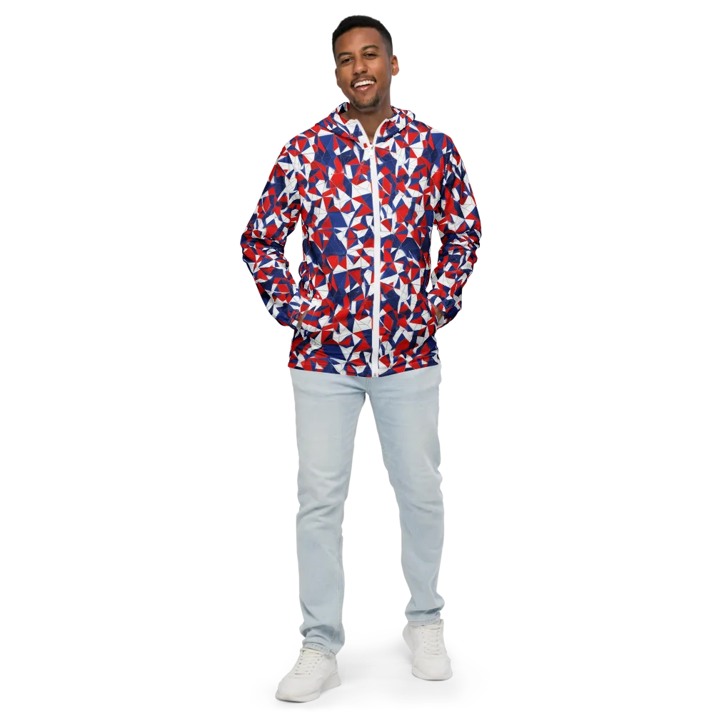 Patriot Prism on Men's Windbreaker — Front