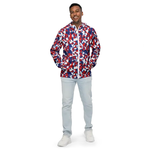 Patriot Prism on a Men's Windbreaker