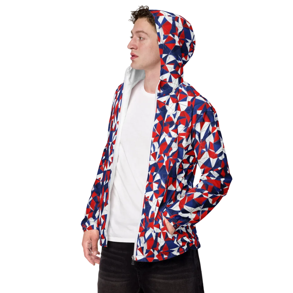 Patriot Prism on Men's Windbreaker — Left Front