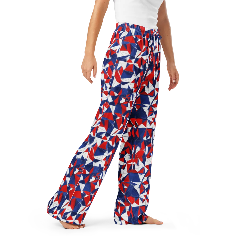 Patriot Prism on Women's Pajama Pants — Right Front
