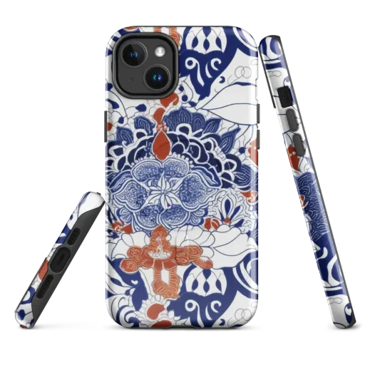 Indigo Garden Cipher on a MagSafe Tough Case for iPhone®