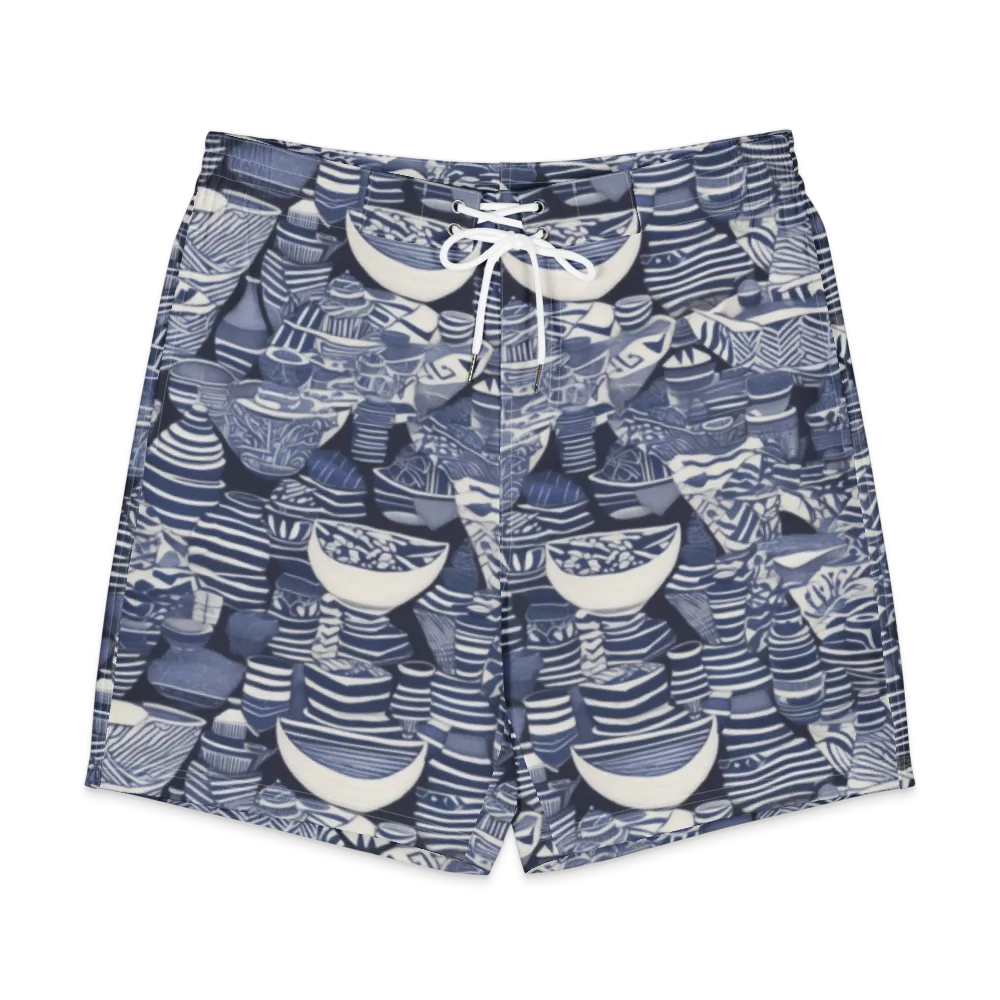 Indigo Kiln on Men's Board Shorts — Front