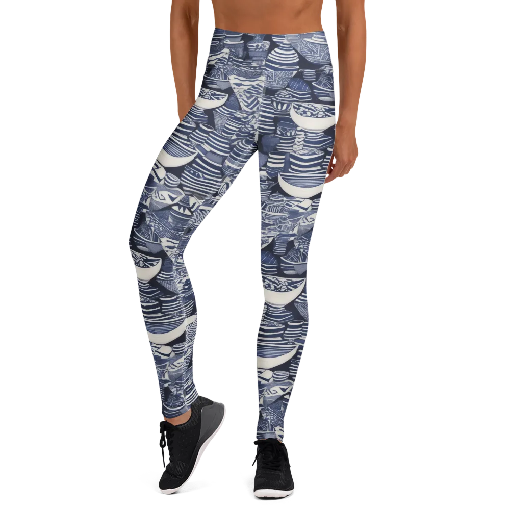 Indigo Kiln on Yoga Leggings — Front