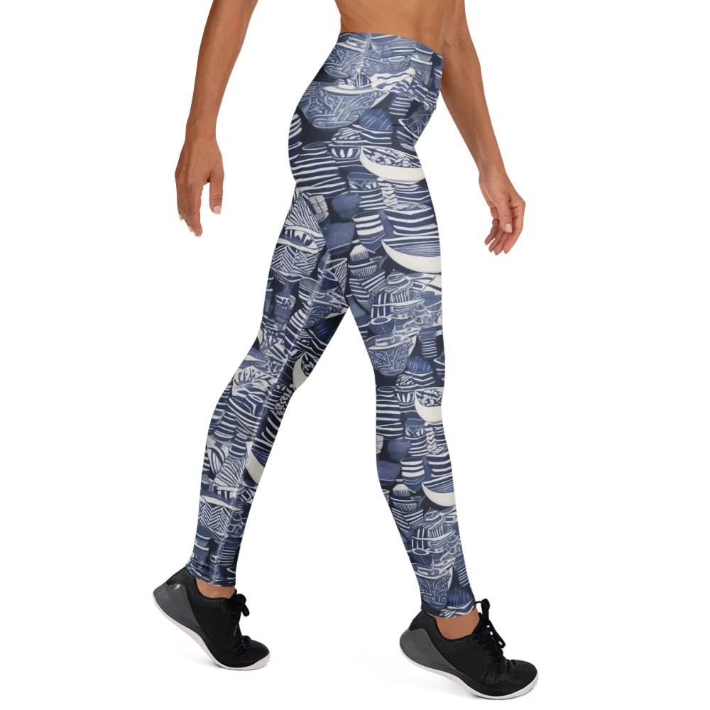 Indigo Kiln on Yoga Leggings — Right
