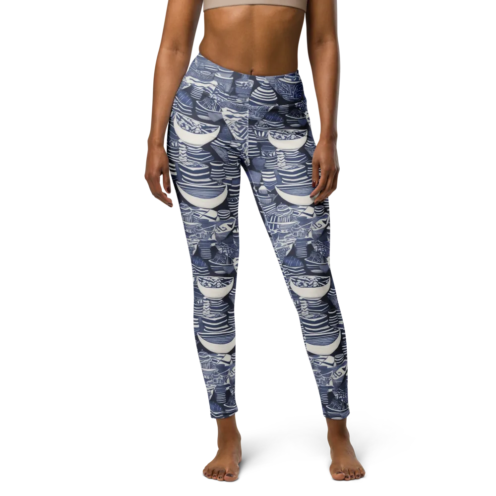 Indigo Kiln on Yoga Leggings — Front