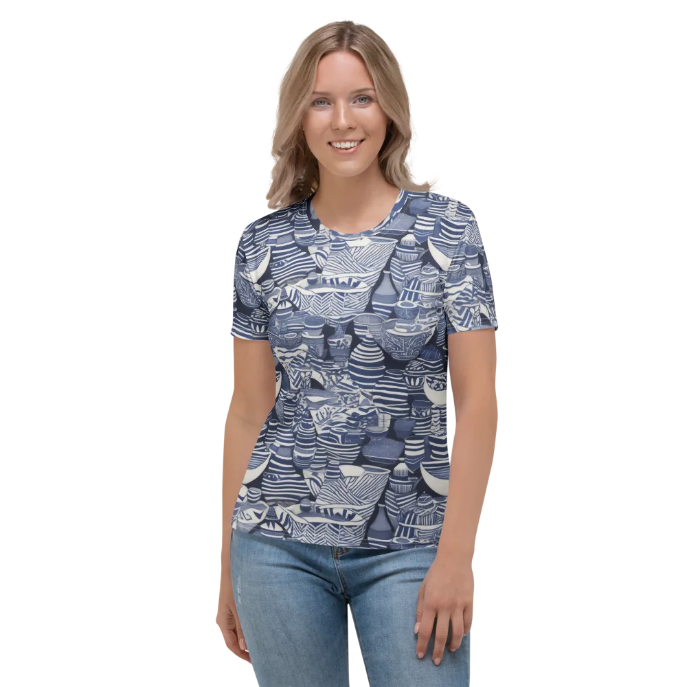 Indigo Kiln on Women's Crew Neck T-Shirt — Front