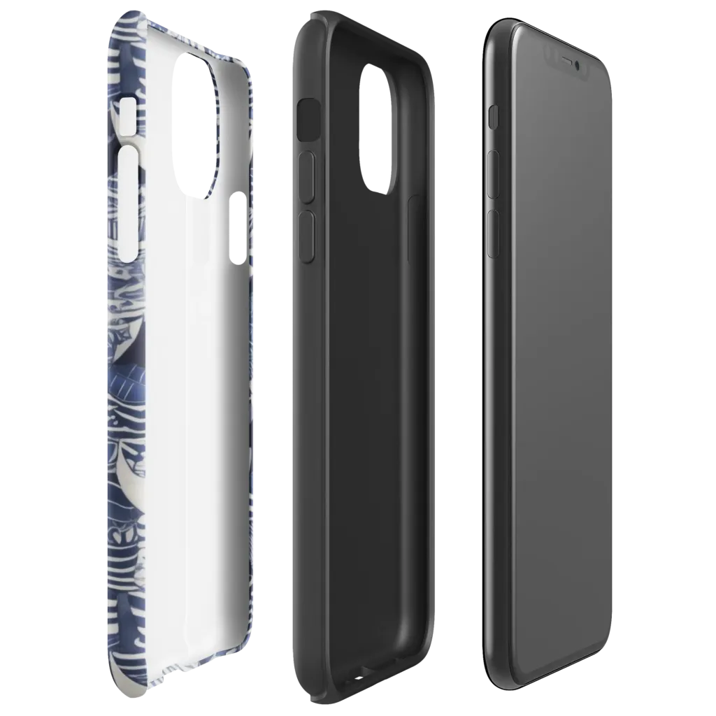 Indigo Kiln on Tough Case for iPhone® — Right