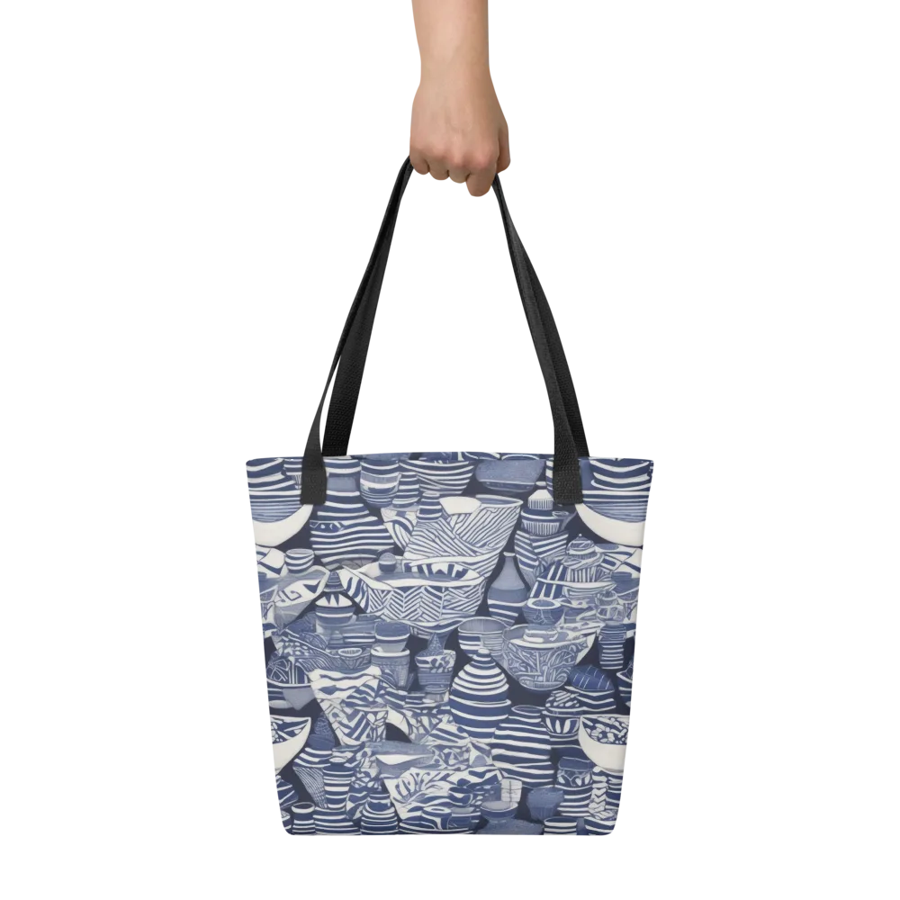 Indigo Kiln on Tote Bag — Front