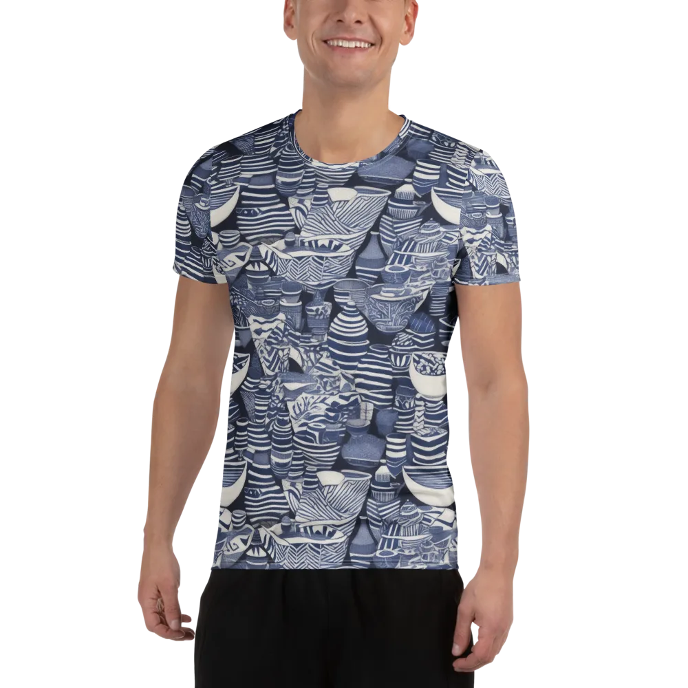 Indigo Kiln on Men's Athletic T-Shirt — Front
