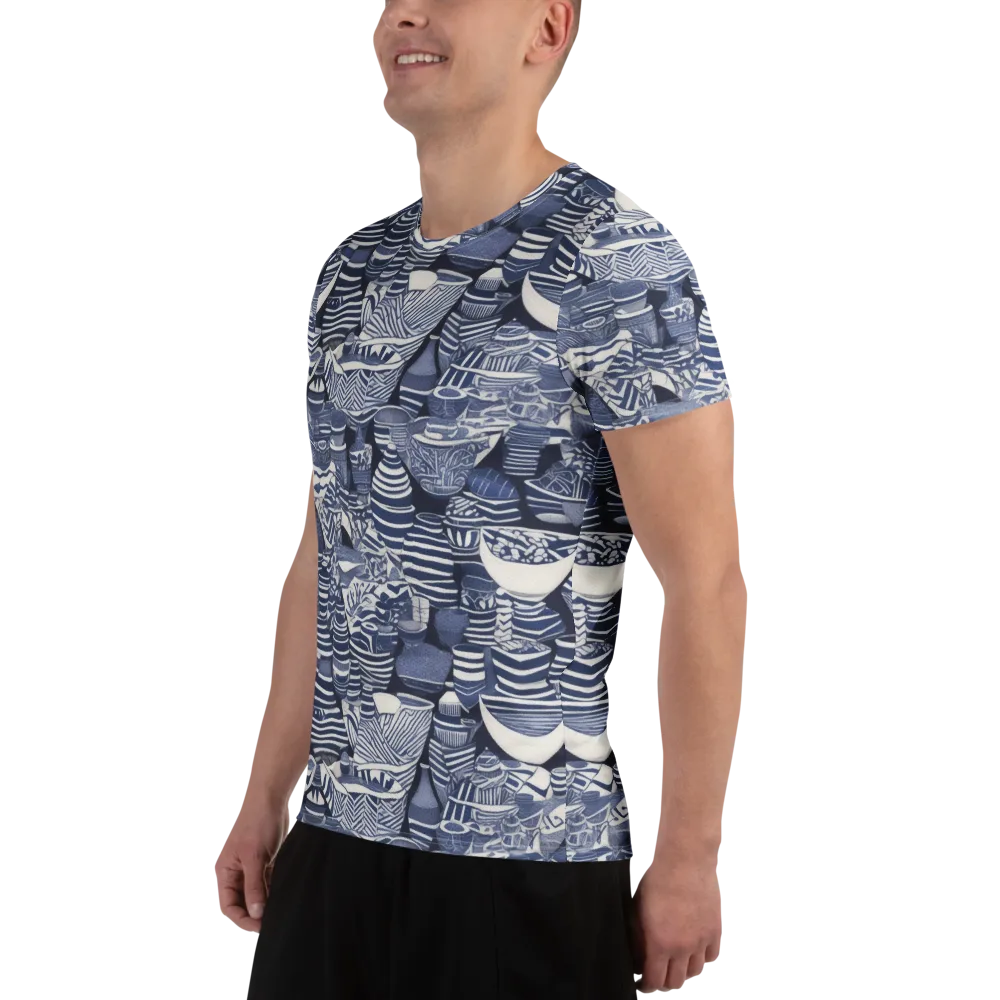 Indigo Kiln on Men's Athletic T-Shirt — Left