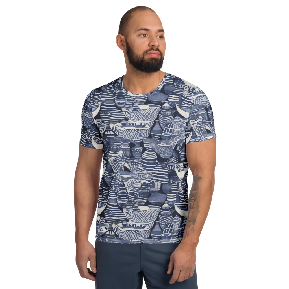 Indigo Kiln on Men's Athletic T-Shirt — Front