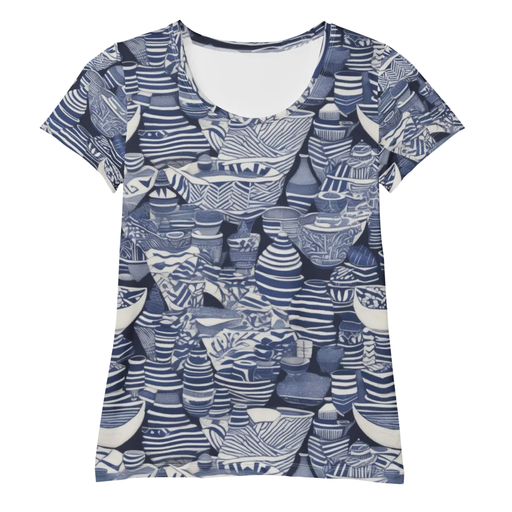 Indigo Kiln on Women's Athletic T-Shirt — Front