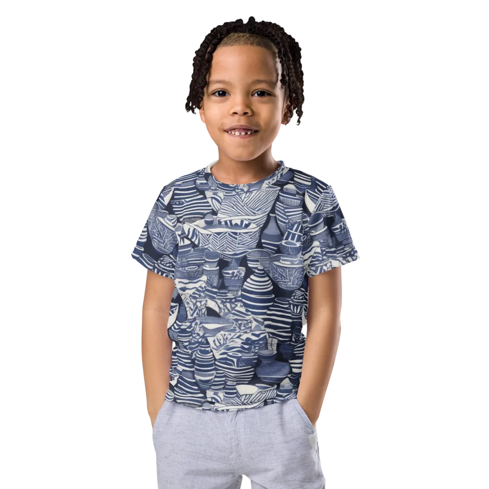 Indigo Kiln on Kids Crew Neck T-Shirt — Front