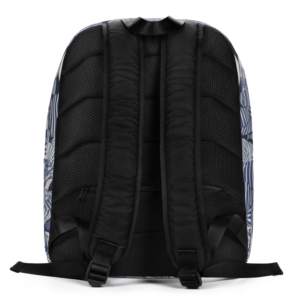 Indigo Kiln on Minimalist Backpack — Back
