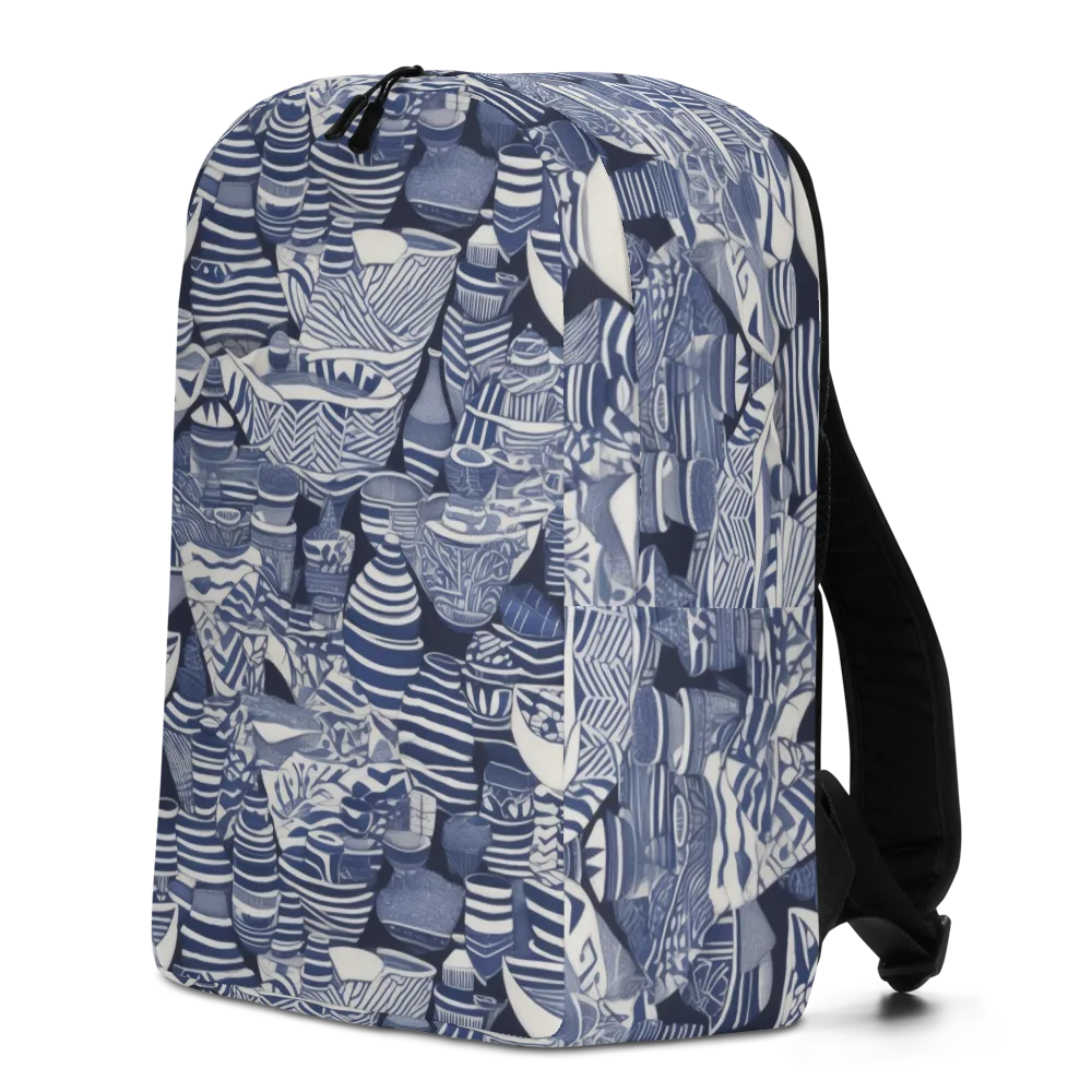 Indigo Kiln on Minimalist Backpack — Left