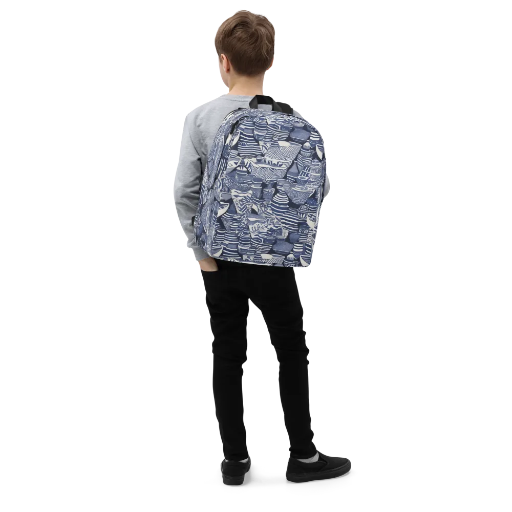 Indigo Kiln on Minimalist Backpack — Right Front