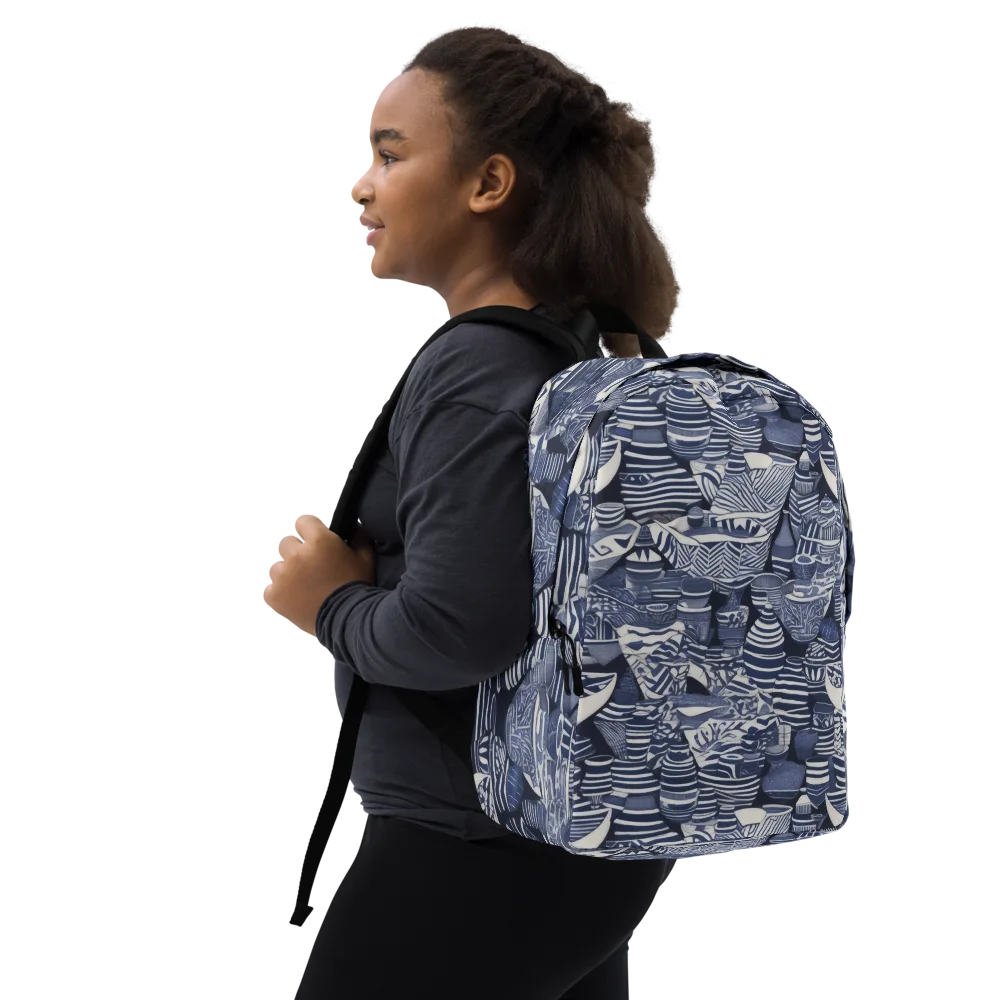 Indigo Kiln on Minimalist Backpack — Right Front