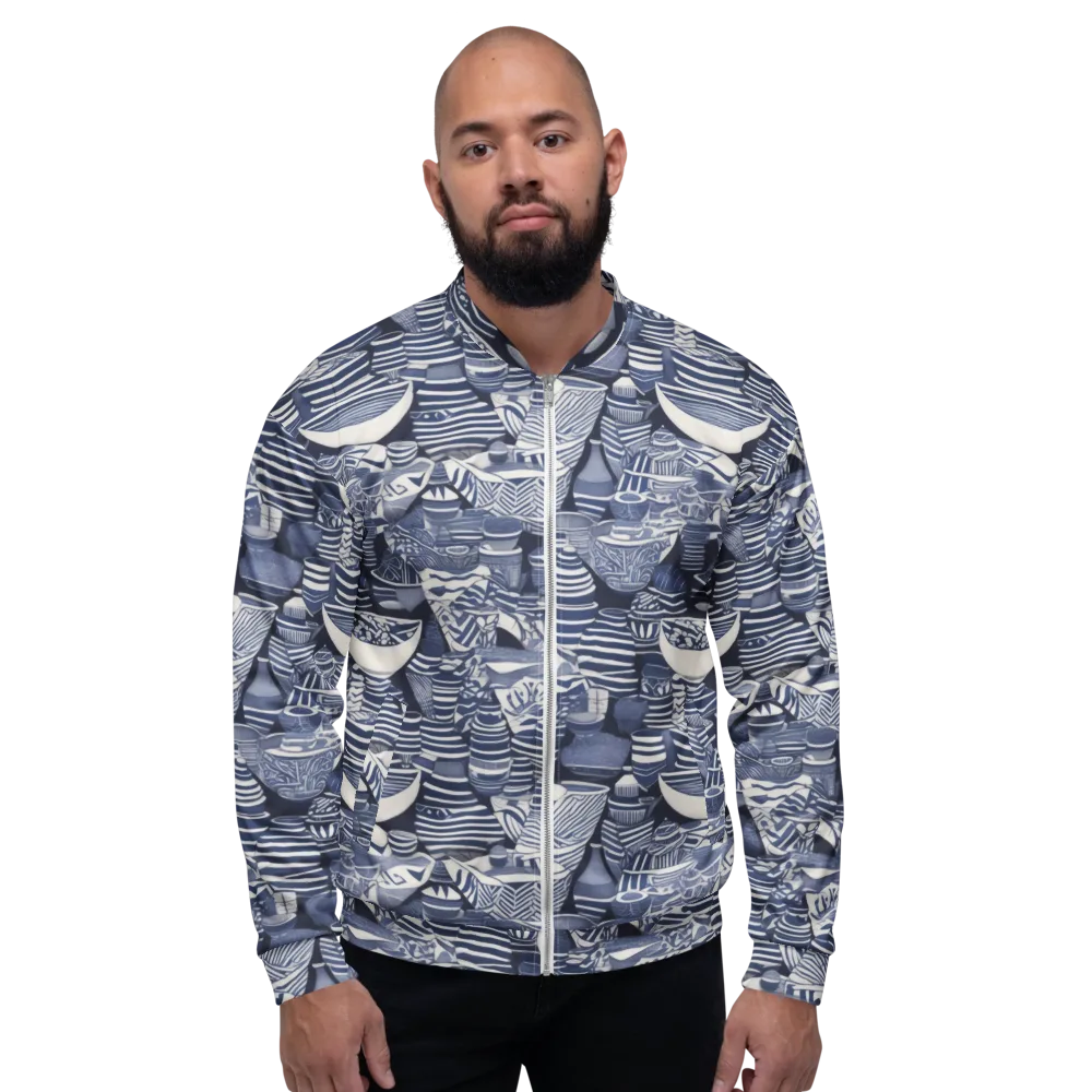Indigo Kiln on Bomber Jacket — Front