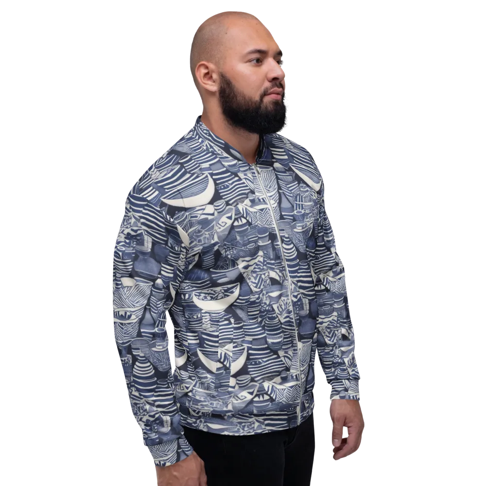 Indigo Kiln on Bomber Jacket — Right