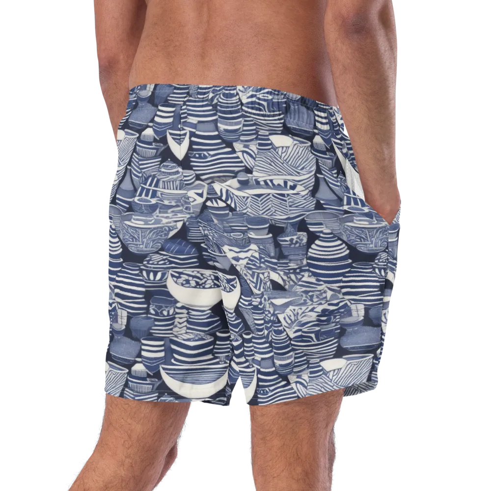 Indigo Kiln on Swim Trunks — Right Back