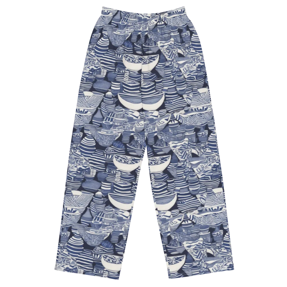 Indigo Kiln on Wide-Leg Pants — Front