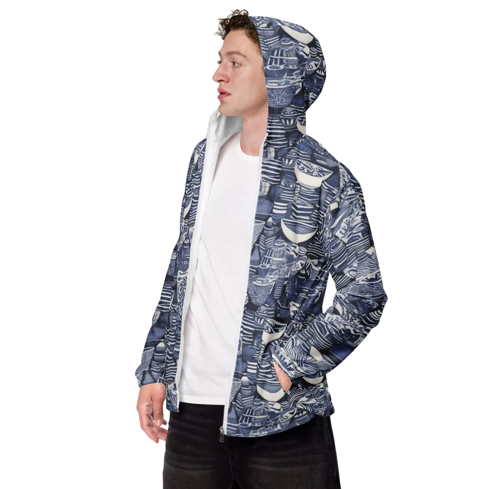 Indigo Kiln on Men's Windbreaker — Left Front