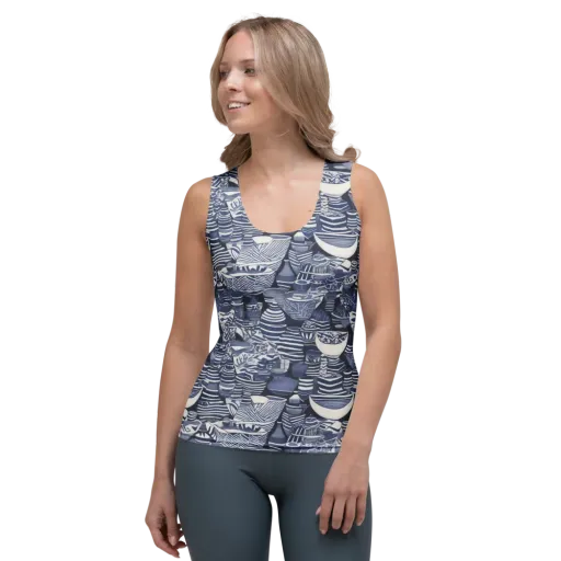 Indigo Kiln on a Women's Tank Top