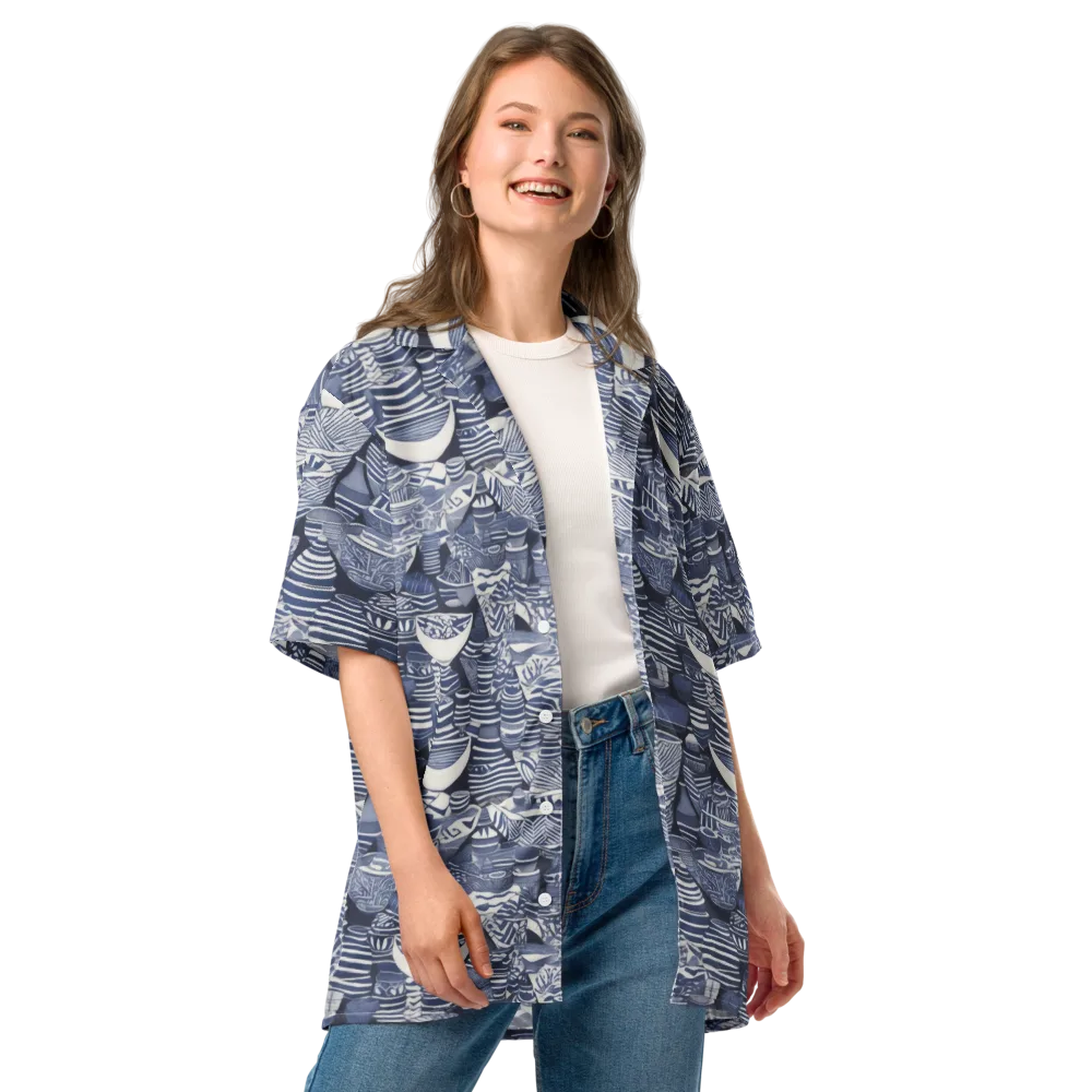 Indigo Kiln on Button Shirt — Front