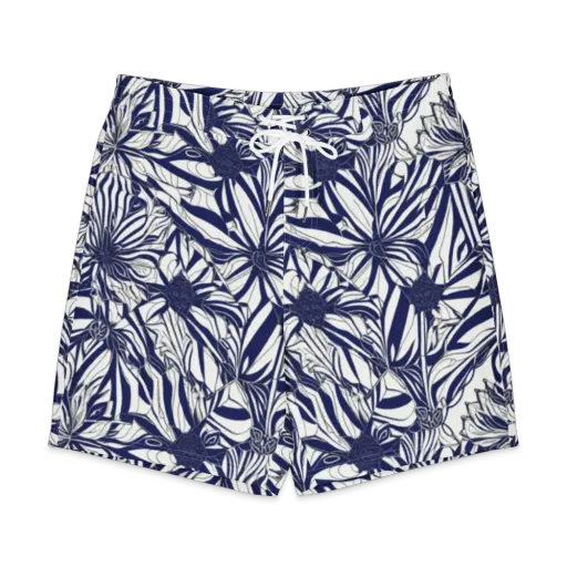 Navy Botanica on a Men's Board Shorts