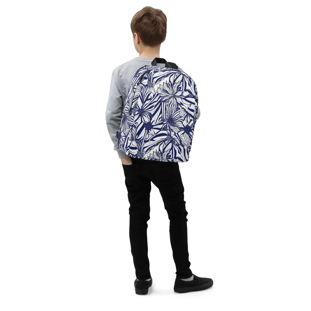 Navy Botanica on Minimalist Backpack — Right Front