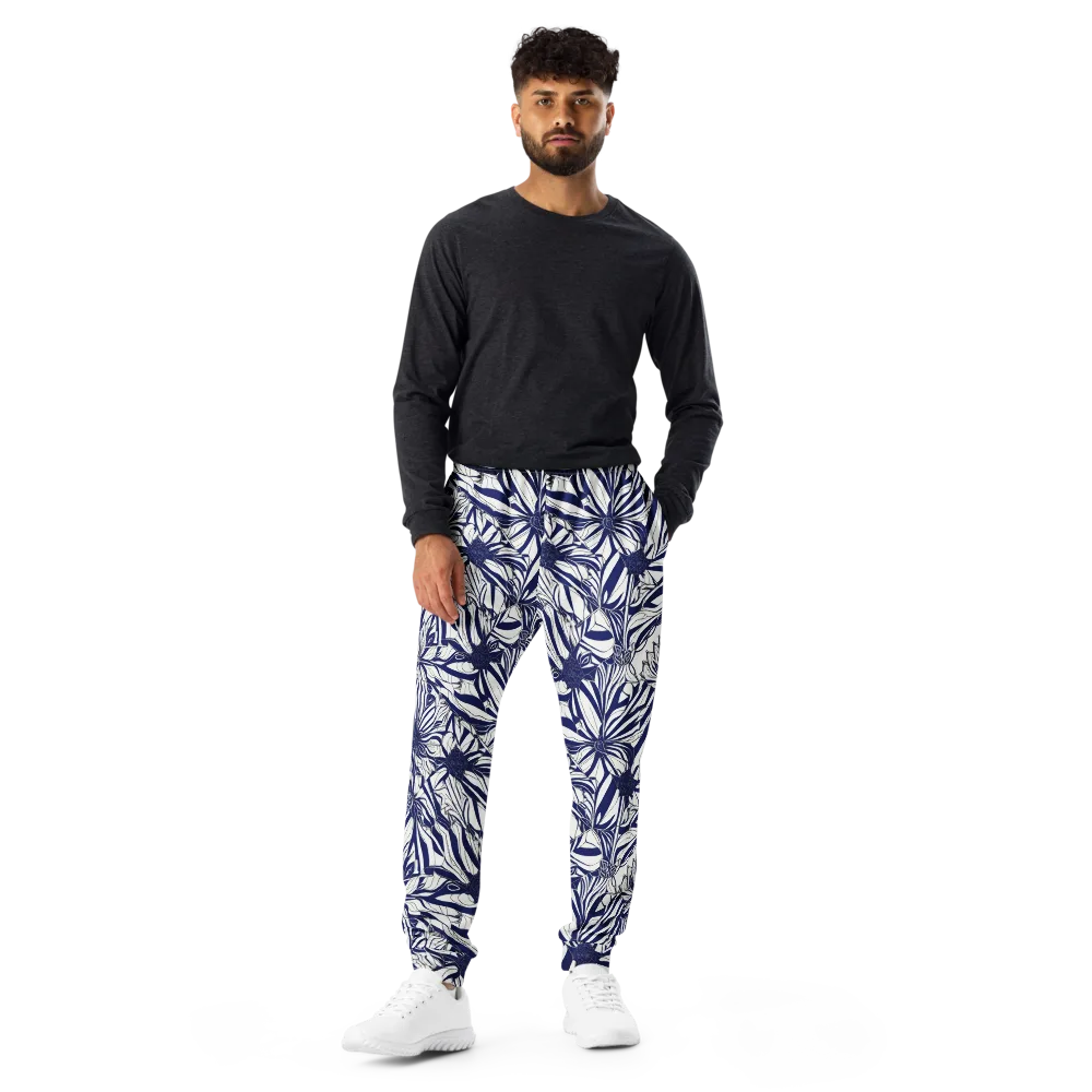 Navy Botanica on Men's Joggers — Front