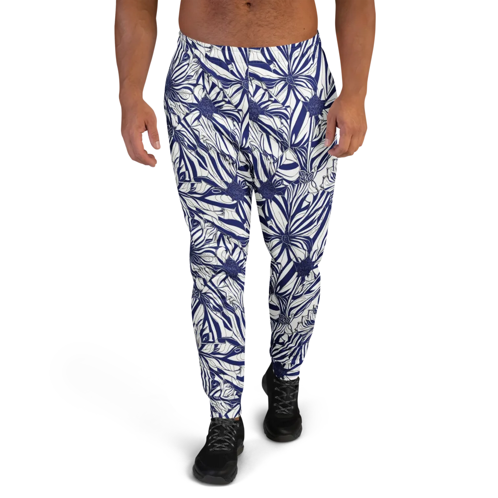 Navy Botanica on Men's Joggers — Front