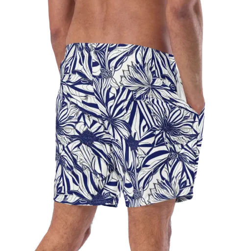 Navy Botanica on a Swim Trunks