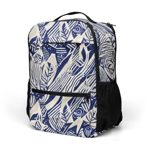 Indigo Jungle on a Utility Backpack