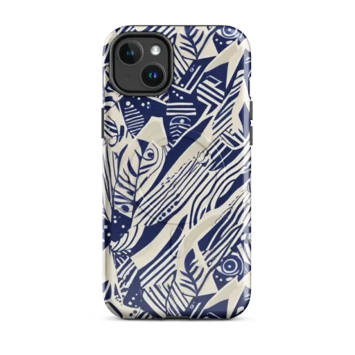Indigo Jungle on a MagSafe Tough Case for iPhone®