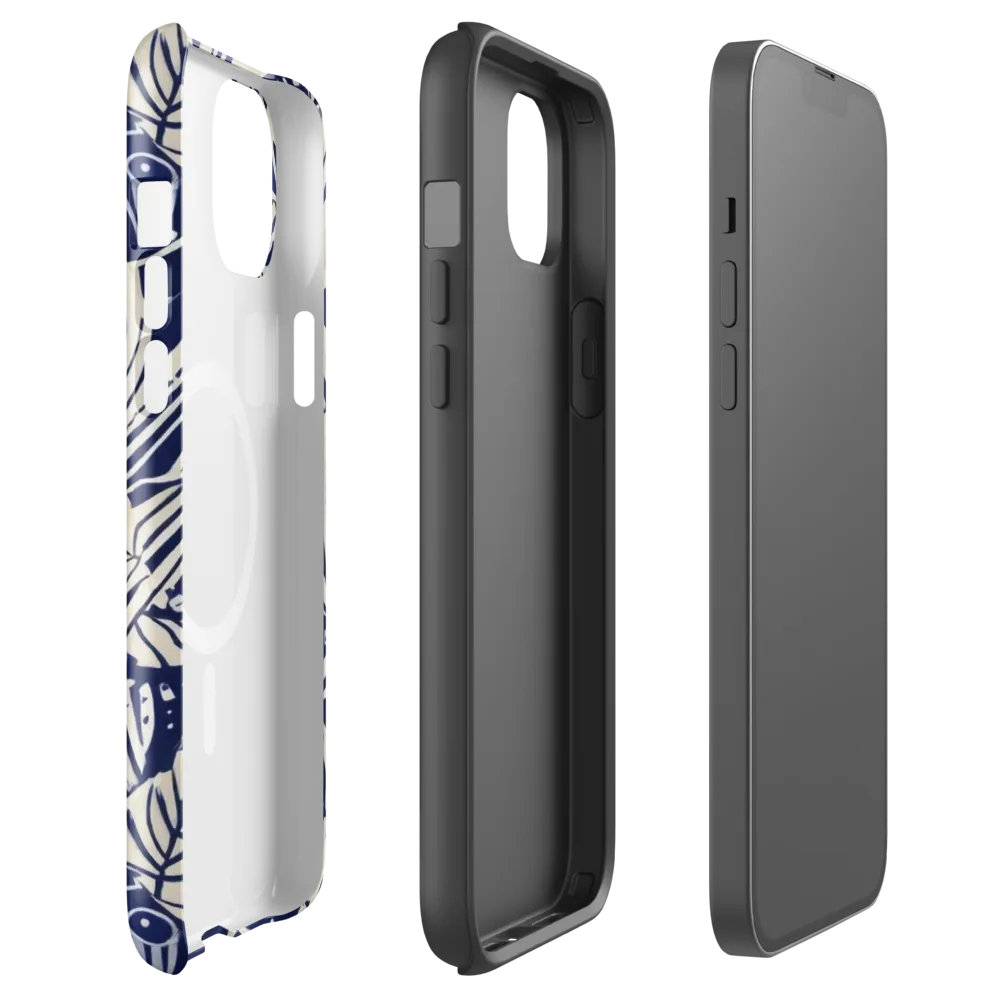 Indigo Jungle on MagSafe Tough Case for iPhone® — Front