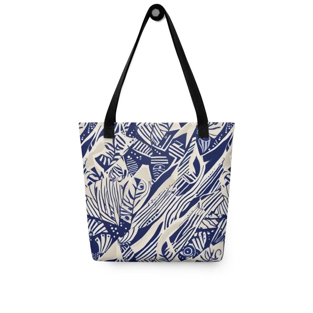 Indigo Jungle on Tote Bag — Front