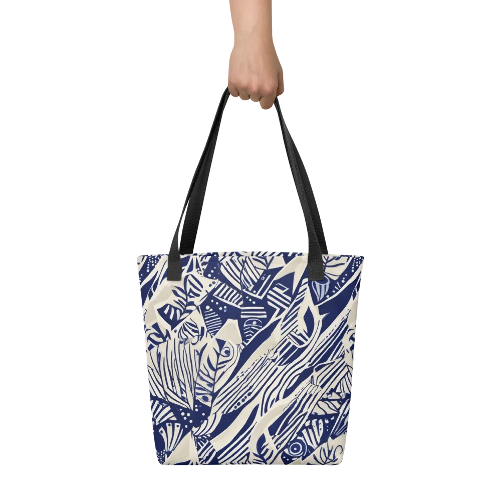 Indigo Jungle on Tote Bag — Front