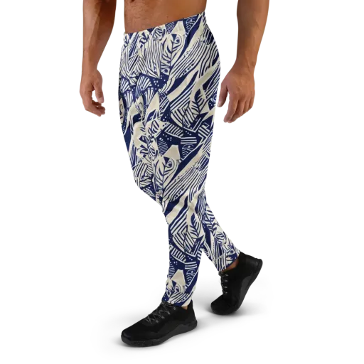 Indigo Jungle on a Men's Joggers